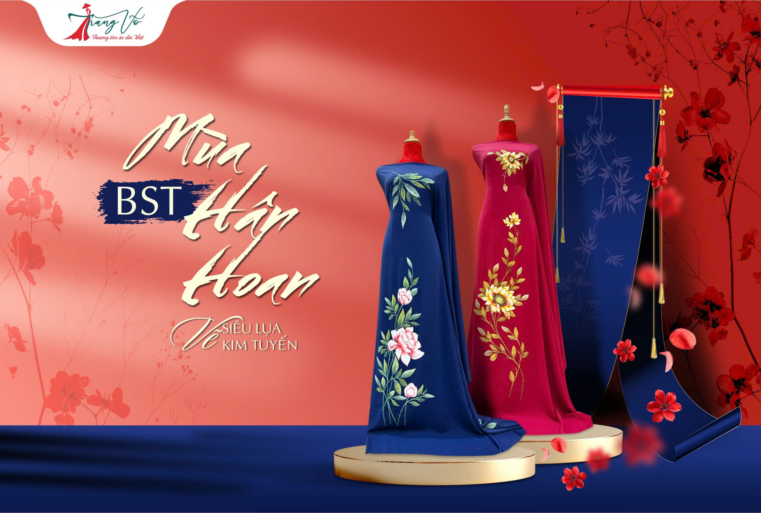 BST Mùa Hân Hoan - Sắc Áo Rực Rỡ Đón Chào Ngày Kỷ Niệm 30/4 | Áo Dài Trang Võ